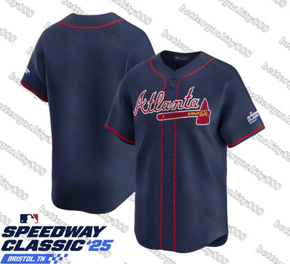 All-Star USA250 250th Ronald Acuna Jr. Braves Baseball Jersey 1 Ozzie Albies Spe - SitterJersey.com