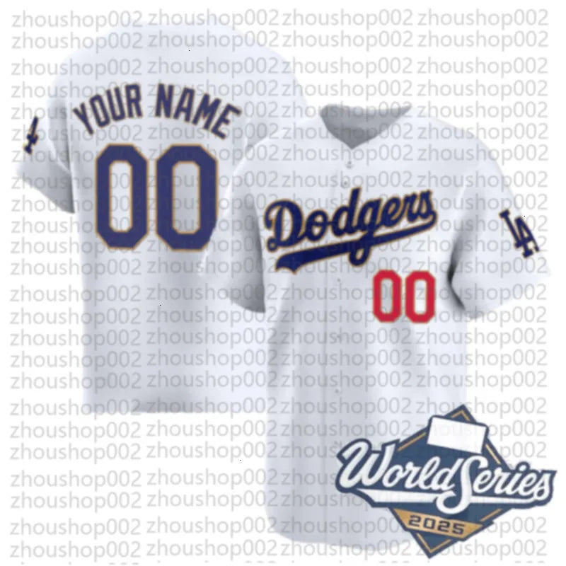 2025 Custom Dodgers Jersey Shohei 17 Ohtani Mookie 50 Betts 18 Yamamoto Freddie  - SitterJersey.com