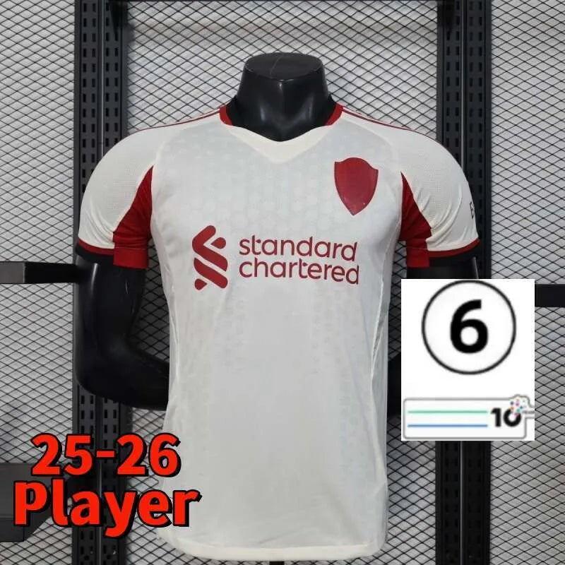 25 26 27 liverpool Wirtz SALAH football shirt Ekitike MAC ISAK ALLISTER Kerkez G - SitterJersey.com