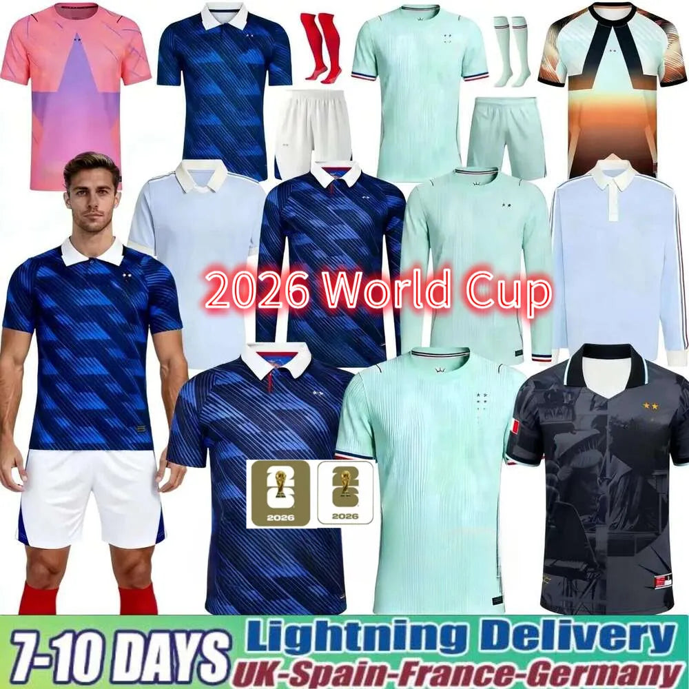 Maillot France 2026 France Jersey 2026 Worldcup Soccer Jereys MBAPPE GIROUD GRIE - SitterJersey.com