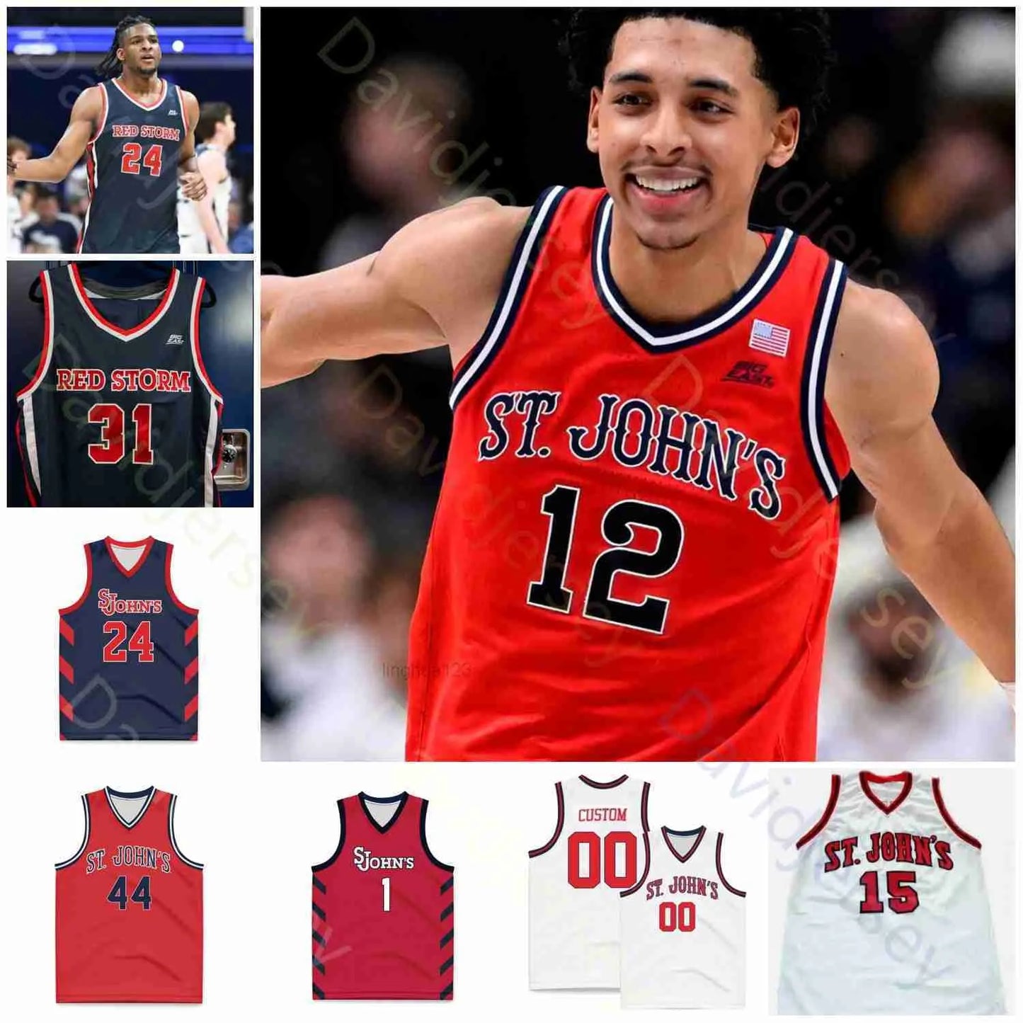 Kentucky Wildcat Basketball Jersey College 1 Denzel Aberdeen 00 Otega Oweh 5 Col - SitterJersey.com