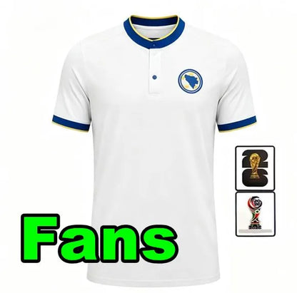 2026 Bosnia-Herzegovina World Cup Jerseys Bosnia and Herzegovina Dzeko Soccer Je - SitterJersey.com