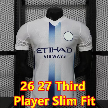 26 27 ManchesterS City Soccer Jerseys 2026 2027 Man City Fans Player Men Kids Ki - SitterJersey.com