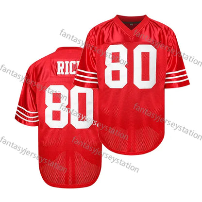 Comfy Letter and Number 7 Embroidery KAEPERNICK Short Sleeve V-Neck Football Jer - SitterJersey.com