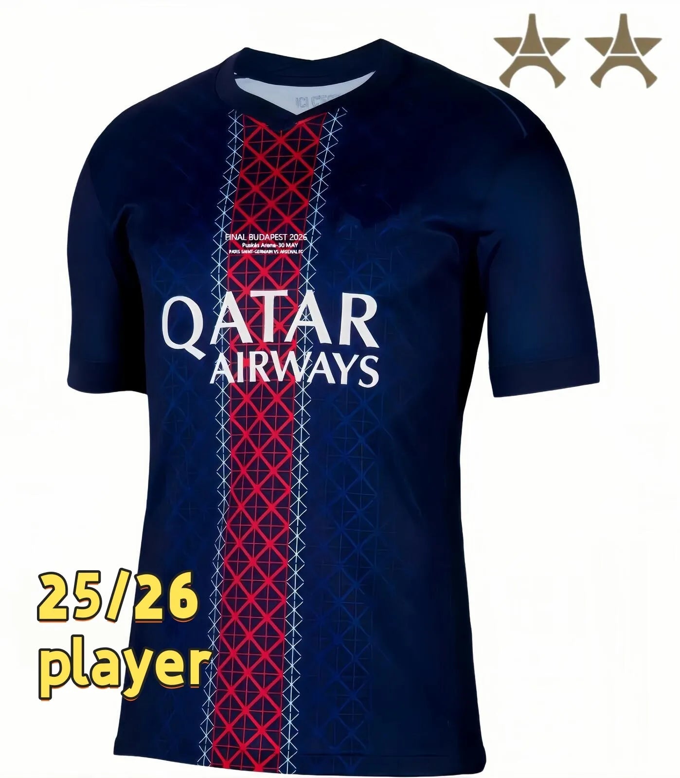 Psge jersey 26 27 DEMBELE HAKIMI BARCOLA NEVES ZAIRE EMERY DONNARUMMA MARQUINHOS - SitterJersey.com