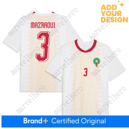Morocco Jersey World Cup 2026 Maillot Maroc Soccer Jerseys National Team HAKIMI  - SitterJersey.com