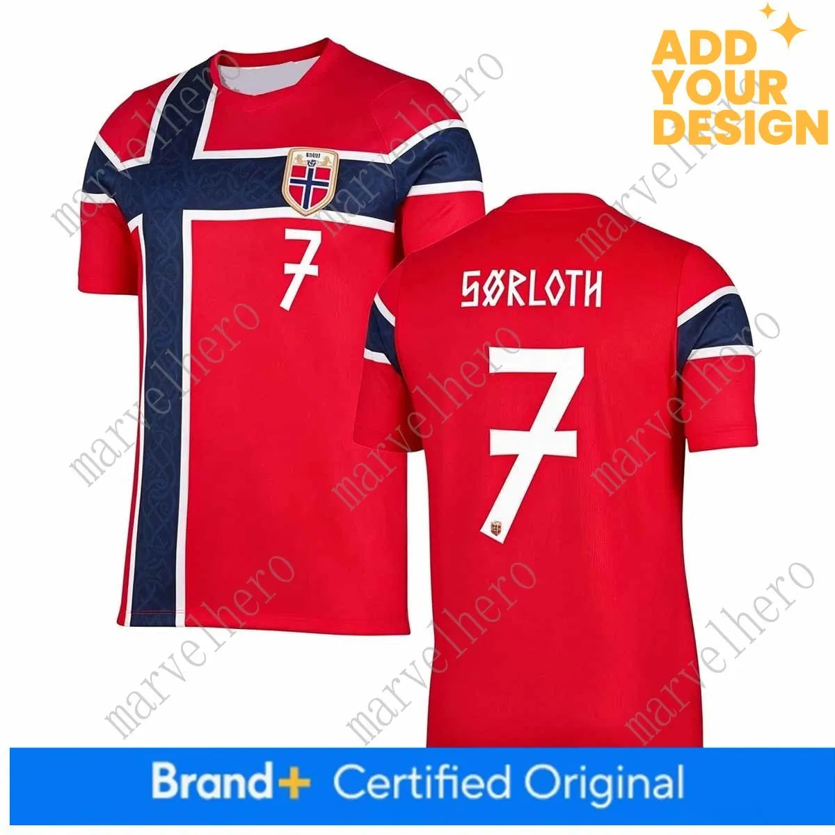 2025 2026 Norway World Cup Soccer Jerseys HAALAND Odegaard STRAND Sorloth BERG N - SitterJersey.com