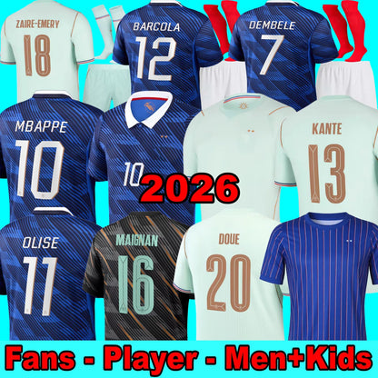 Maillot de foot Kvaratskhelia 2026 soccer jerseys 4th JOAO NEVES HAKIMI football - SitterJersey.com