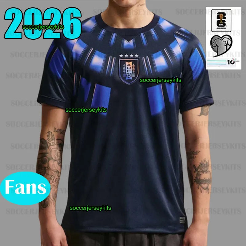 Uruguay jersey 2026 world cup football shirts player long sleeve 2025 national t - SitterJersey.com