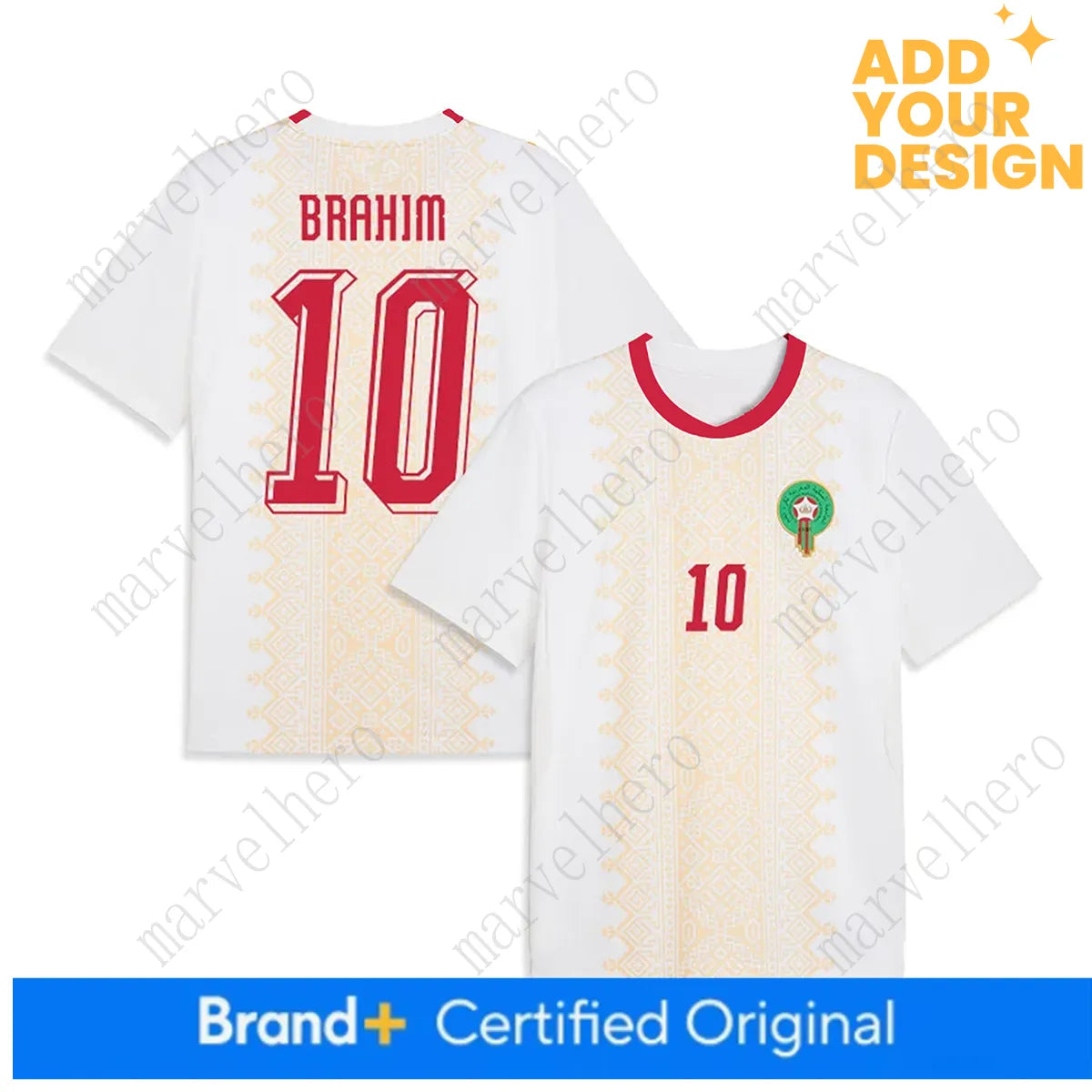 Morocco Away Jersey Achraf Hakimi NO 2 Shirt World Cup 2026 Moroccans National T - SitterJersey.com