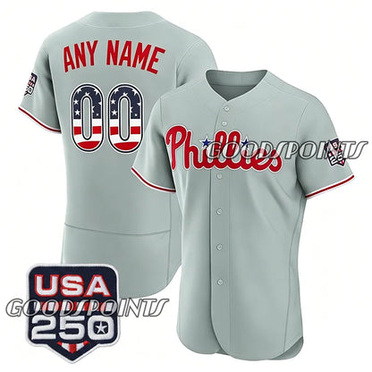 Philadephia Phillies Jersey Bryce Harper Kyle Schwarber Cristopher Sanchez Jose  - SitterJersey.com