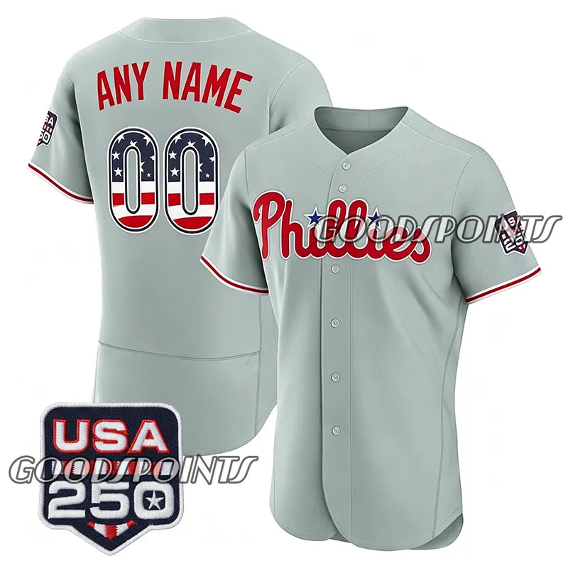 Philadephia Phillies Jersey Bryce Harper Kyle Schwarber Cristopher Sanchez Jose  - SitterJersey.com