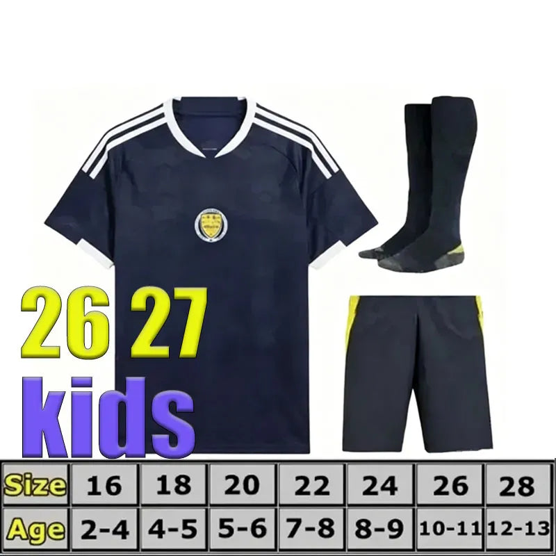 Scotland 2026 World Cup football shirt ROBERTSON ADAMS Soccer Jerseys DYKES McTo - SitterJersey.com