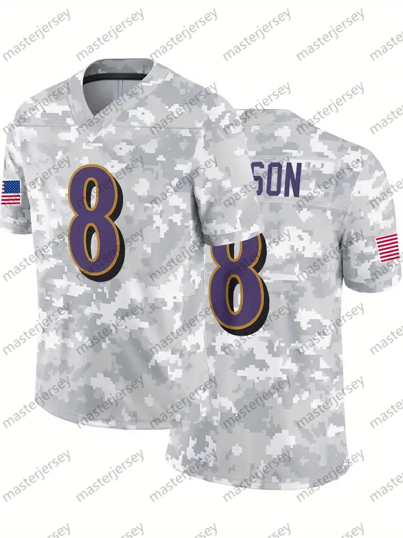 2024 Camo Salute To Service Pullover Football Jersey individuation Custom Any Na - SitterJersey.com