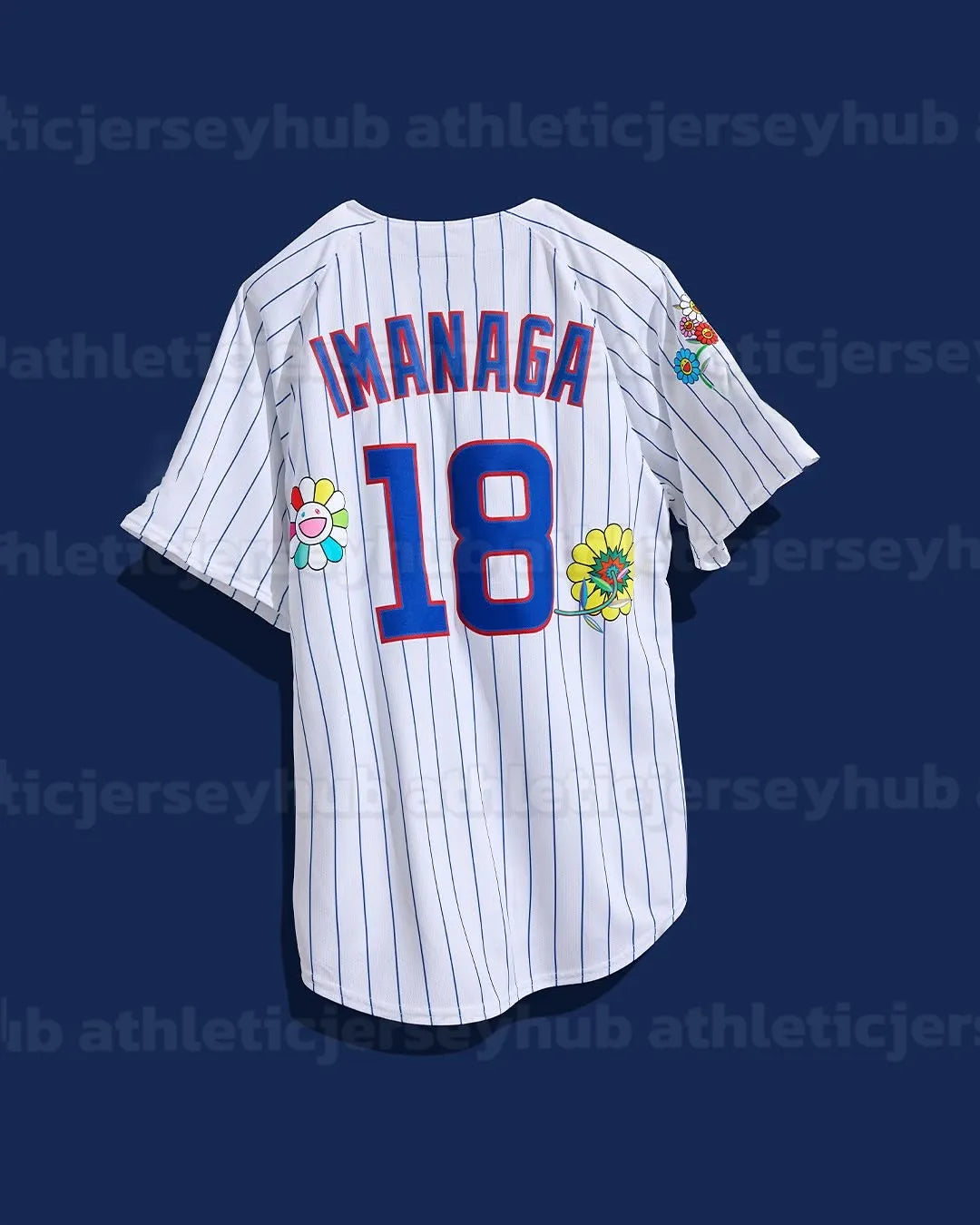 18 Imanaga 2025 Tokyo Series Takashi Murakami Jerseys Kyle Tucker Dansby Swanson - SitterJersey.com