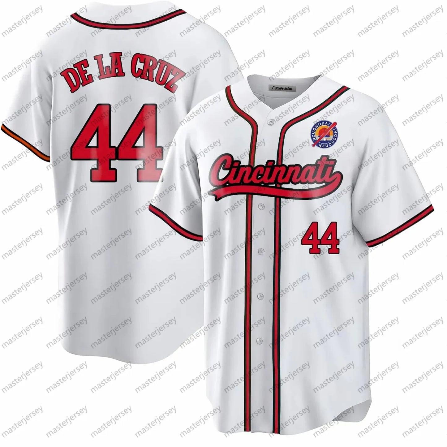 14 ROSE Baseball Jerseys DE LA CRUZ GRIFFEY Custom Men/Women/Youth Jersey - SitterJersey.com