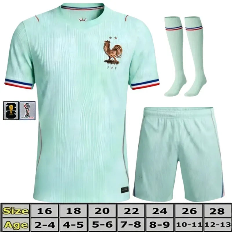 France Football Jersey 2026 France Jersey World Cup 2026 French Soccer Jerseys MBAPPE DEMBELE EKITIKE Olise Kids National Team Retro Football Tops Shirt Maillot De Foot ZIDANE HENRY - SitterJersey.com