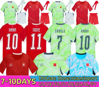 Switzerland Jersey 2026 World Cup National Team Soccer Jerseys 26 27 ELVEDI AKAN - SitterJersey.com