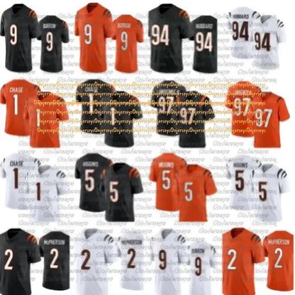 Cincinatticity BengalsS jersey Joe Burrow JaMarr Chase Football Jersey Shemar St - SitterJersey.com