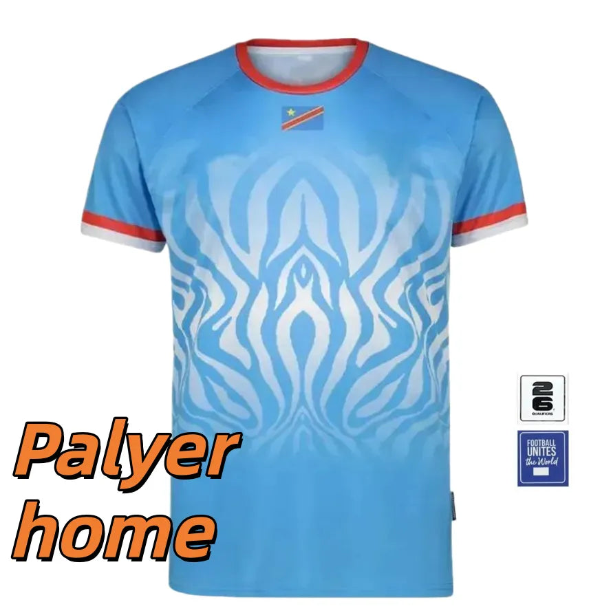 congo jersey 2026 world cup soccer jerseys national team T.BONGONDA F.MAYELE hom - SitterJersey.com