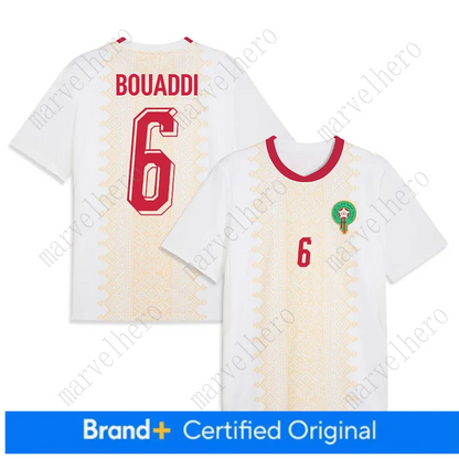 Morocco Away Jersey Achraf Hakimi NO 2 Shirt World Cup 2026 Moroccans National T - SitterJersey.com