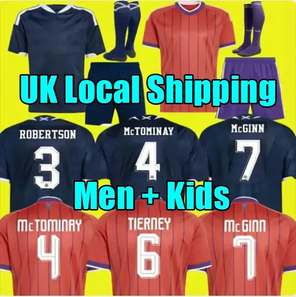Scotland 2026 World Cup football shirt ROBERTSON ADAMS Soccer Jerseys DYKES McTo - SitterJersey.com