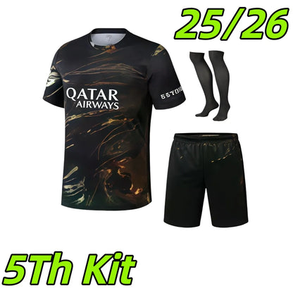 Psges jersey 26 27 maillot psges O.DEMBELE KVARATSKHELIA EMERY RAMOS HAKIMI N.ME - SitterJersey.com