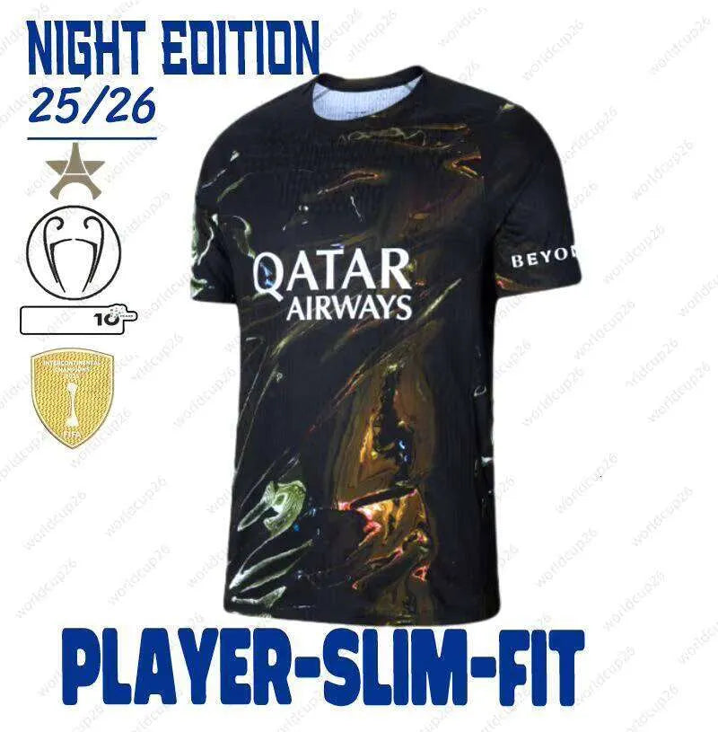 25/26 Season 1:1 Soccer Football Jersey Outdoor Sports Shirt Dembele Doue Kvarat - SitterJersey.com