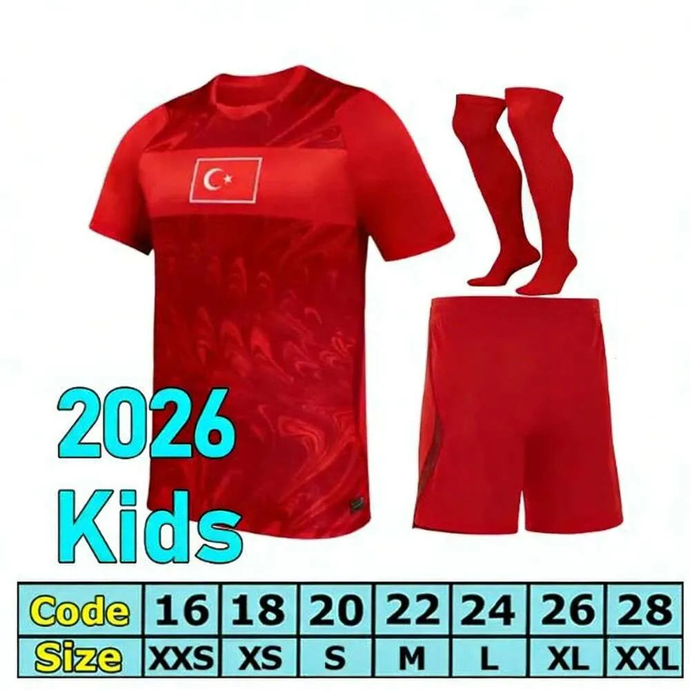 Turkey Jersey 2026 World Cup Turkey Soccer Jersey ARDA GULER DEMIRAL Kokcu 26 27 - SitterJersey.com