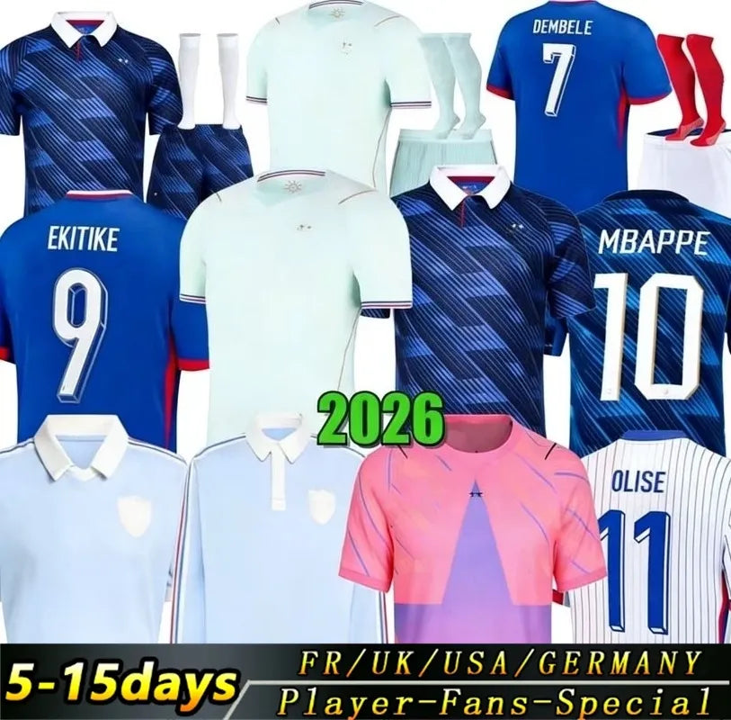 24 25 26 27 French club MBAPPE GRIEZMANN soccer jerseys World Cup 2026 DEMBELE M - SitterJersey.com