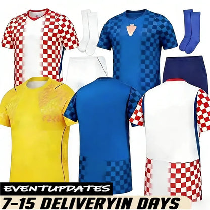 Modric 2026 World Cup Croatia Soccer Jerseys FANS Player 26 27 PERISIC Football  - SitterJersey.com