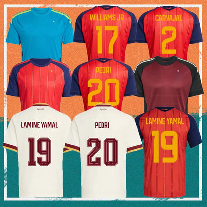 PEDRI 2026 Spain Soccer Jerseys LAMINE YAMALEspana Camiseta de futbol CUCURELLA  - SitterJersey.com