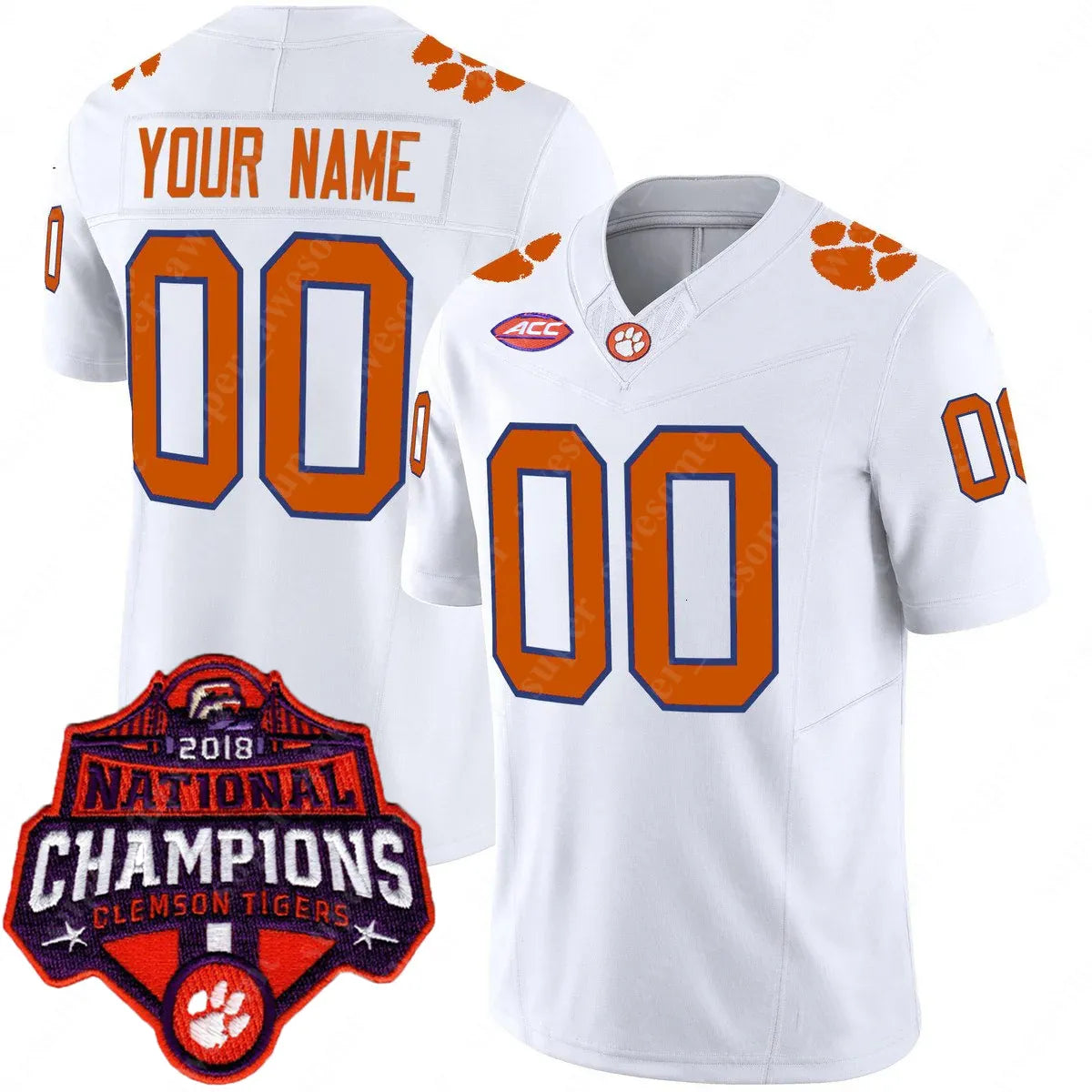 Cade Klubnik CU Tigers Football Jersey Adam Randall TJ Parker Antonio Williams B - SitterJersey.com