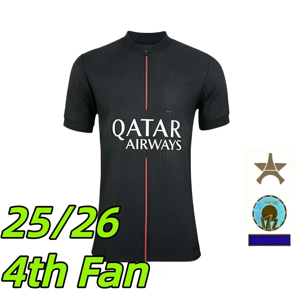 Psges jersey 26 27 maillot psges O.DEMBELE KVARATSKHELIA EMERY RAMOS HAKIMI N.ME - SitterJersey.com