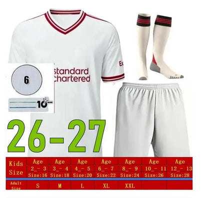 LFC 25 26 27 Liveropool Jersey ISAK WIRTZ EKITIKE M.SALAH VIRGIL Liveropool socc - SitterJersey.com