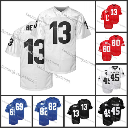 Men's # 13 Classic Vintage Embroidery Breathable Training American Football Jers - SitterJersey.com