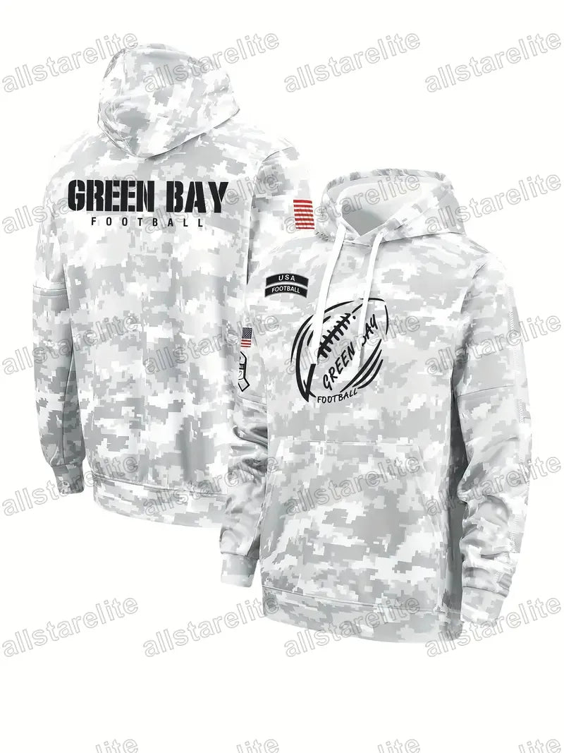Custom Salute To Service Pullover Football Hoodie Jersey individuation Stitch Ca - SitterJersey.com