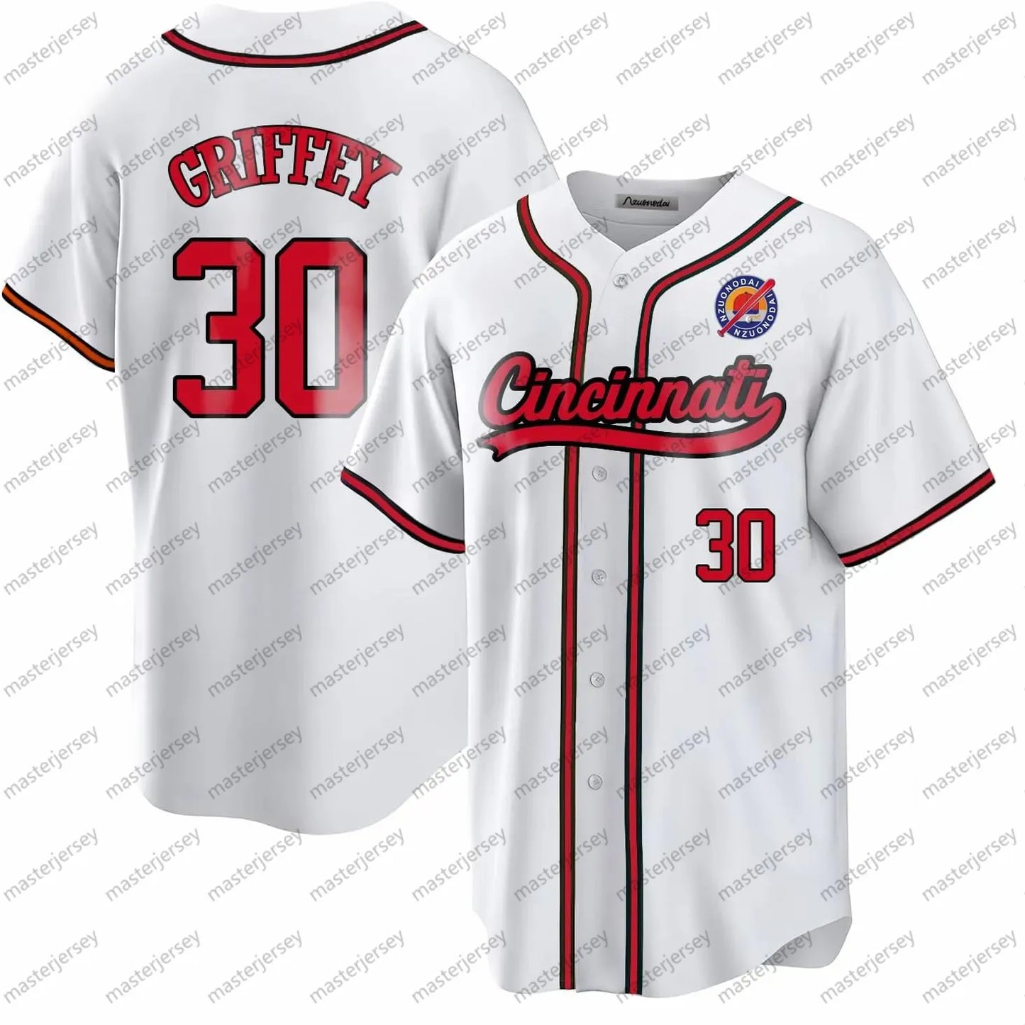 14 ROSE Baseball Jerseys DE LA CRUZ GRIFFEY Custom Men/Women/Youth Jersey - SitterJersey.com