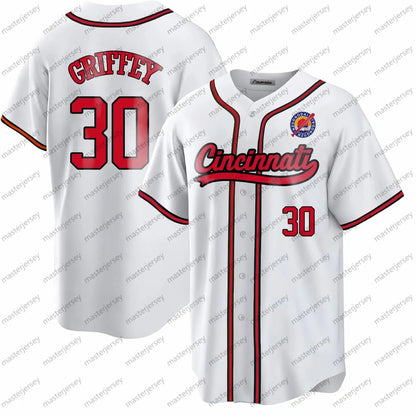 14 ROSE Baseball Jerseys DE LA CRUZ GRIFFEY Custom Men/Women/Youth Jersey - SitterJersey.com