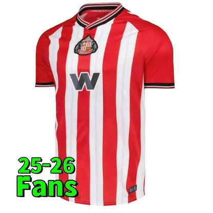 2026-27 sunderland Soccer JerseyS Home away third 25/26 RED BLACK KIDS s STEWART - SitterJersey.com