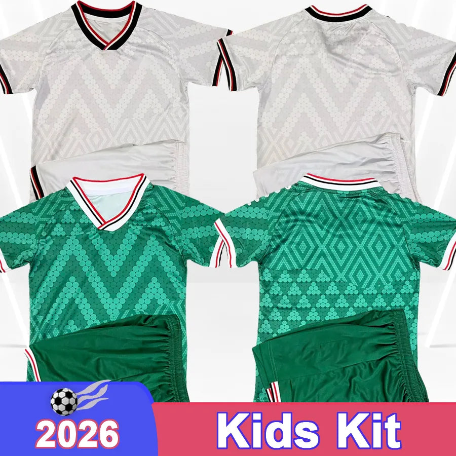 2026 Iraq soccer jersey World Cup AYMEN MOHANAD AL-HAMADI 26 27 national team ho - SitterJersey.com