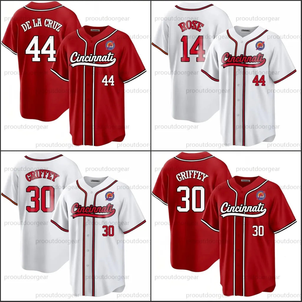Baseball Jerseys DE LA CRUZ Christian GRIFFEY Jeimer Frankie Custom Baseball Men - SitterJersey.com