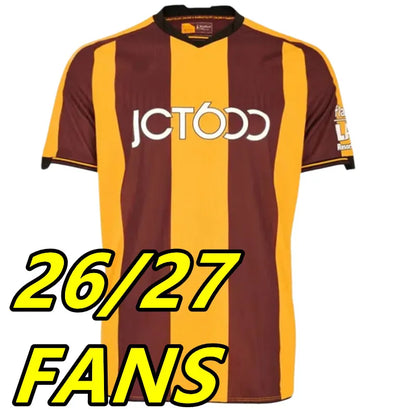 Bradford City football shirt 26 27 Jersey Soccer 2026 2027 Home away 2026 2027 F - SitterJersey.com