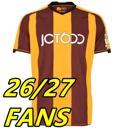 Bradford City football shirt 26 27 Jersey Soccer 2026 2027 Home away 2026 2027 F - SitterJersey.com