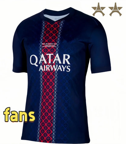 Psge jersey 26 27 DEMBELE HAKIMI BARCOLA NEVES ZAIRE EMERY DONNARUMMA MARQUINHOS - SitterJersey.com