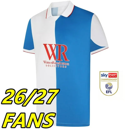 3XL 4XL Blackburn 26 27 Soccer Jerseys OHASHI SHEARER GUEYE DOLAN SIGURDSSON BRI - SitterJersey.com