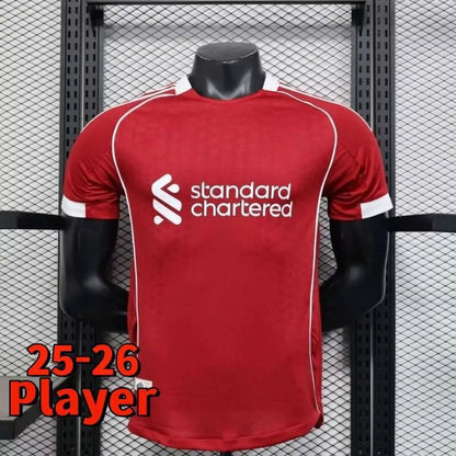 25 26 27 liverpool Wirtz SALAH football shirt Ekitike MAC ISAK ALLISTER Kerkez G - SitterJersey.com
