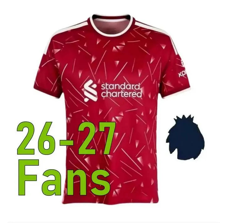 LFC 25 26 27 Liveropool Jersey ISAK WIRTZ EKITIKE M.SALAH VIRGIL Liveropool socc - SitterJersey.com