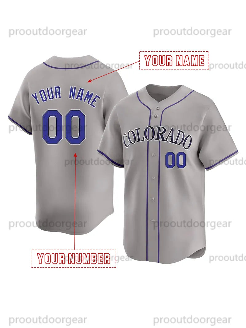 Baseball Jersey McMahon 19 Blackmon Jones Rodgers Mom Custom Sweatshirt - Embroi - SitterJersey.com