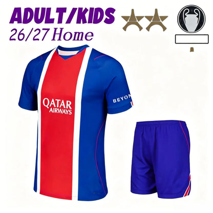 Psges jersey Soccer Jerseys DEMBELE HAKIMI 25 26 27 enfants 2026 football shirts - SitterJersey.com